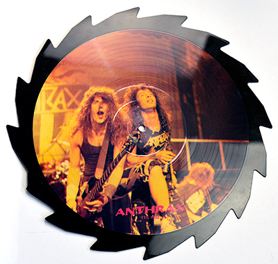 ANTHRAX - Limited Edition Interview Shaped Picture Disc album front cover vinyl record
